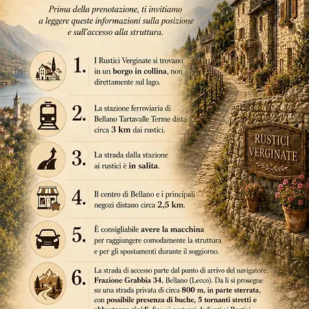 Rustico Verginate Ferienhaus Bellano